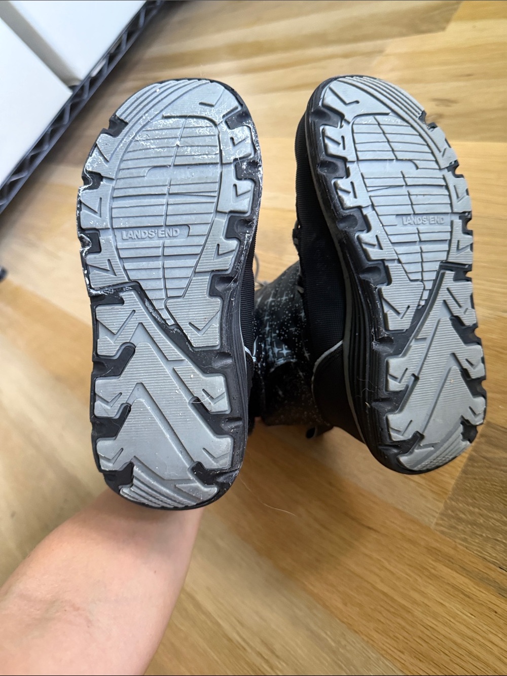Lands' End Kids Snow Flurry Insulated Winter Boots - Picture 2 of 3